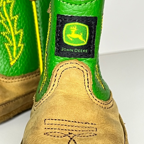 John Deere Johnny Poppers Baby Infant Boots Size 4M JD0186 - Picture 4 of 7